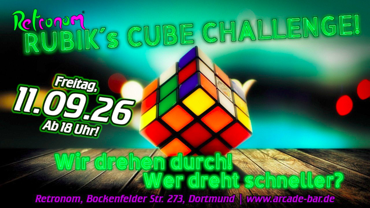 Rubiks Cube Challenge im Retronom - Wir drehen durch!